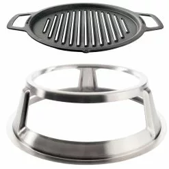 Solo Stove Cast Iron Grill Top & Hub Bundle