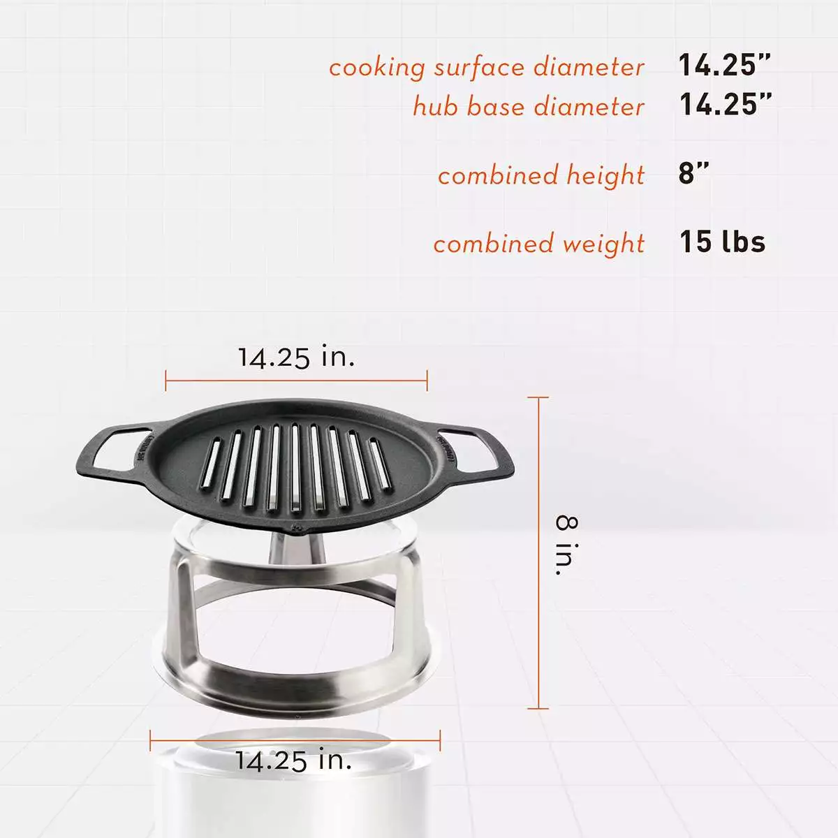Solo Stove Cast Iron Grill Top & Hub Bundle - Image 9
