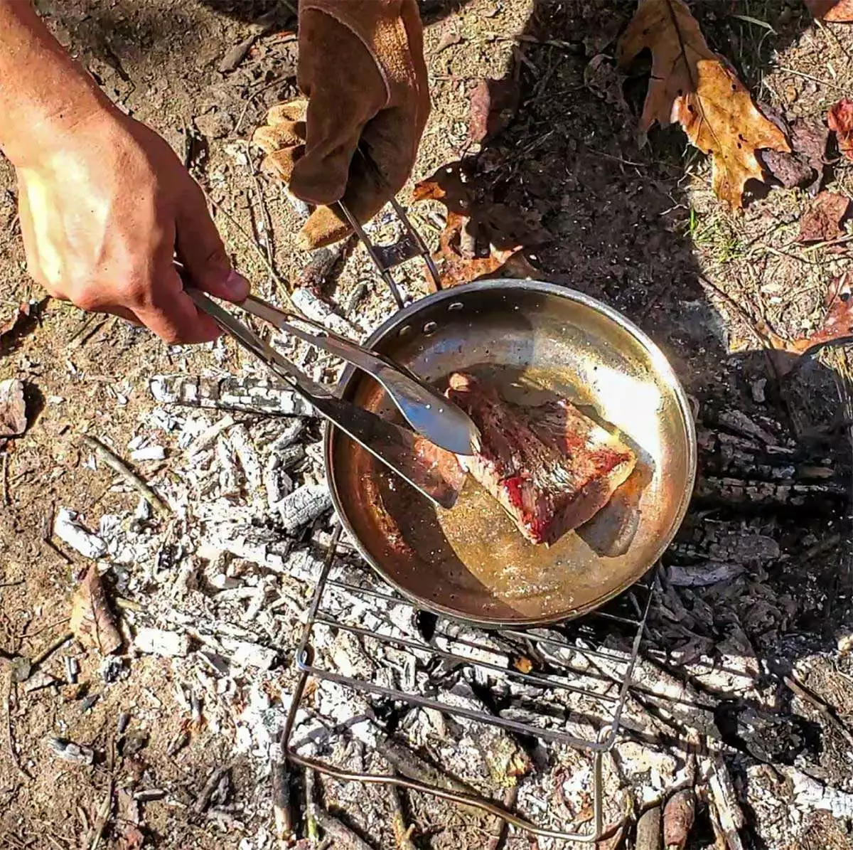 Pathfinder Stainless Steel Camp Tongs - Image 4