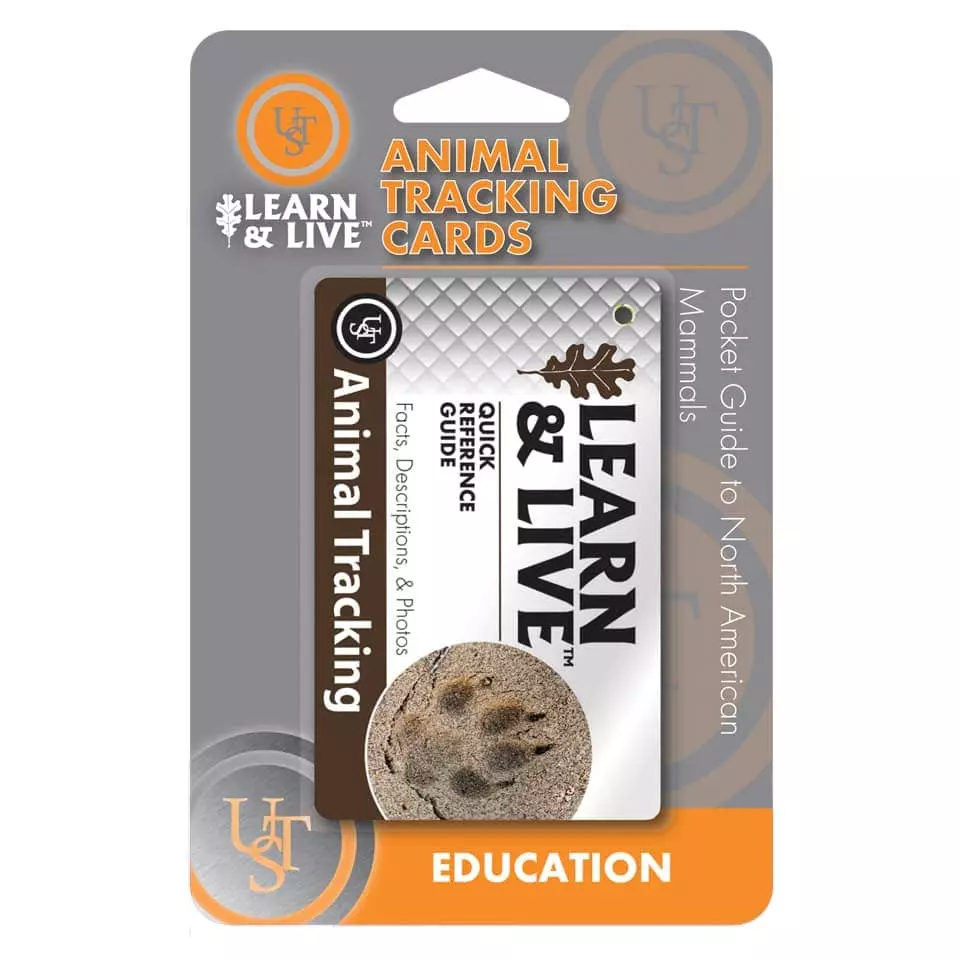 UST Learn And Live Animal Tracking Cards