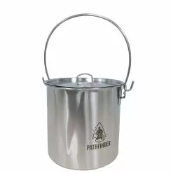 Pathfinder Stainless Bush Pot And Lid 64oz