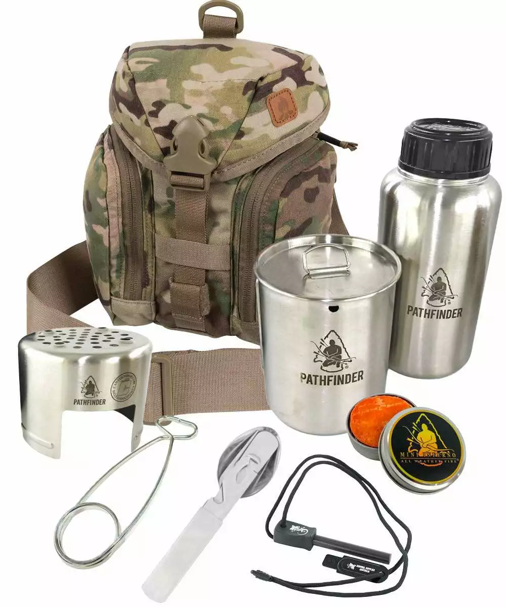 Pathfinder Bottle Cooking Kit Helikon Multicam