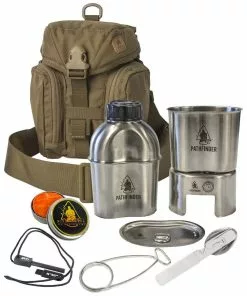 Pathfinder Canteen Cooking Kit Helikon Coyote Bag