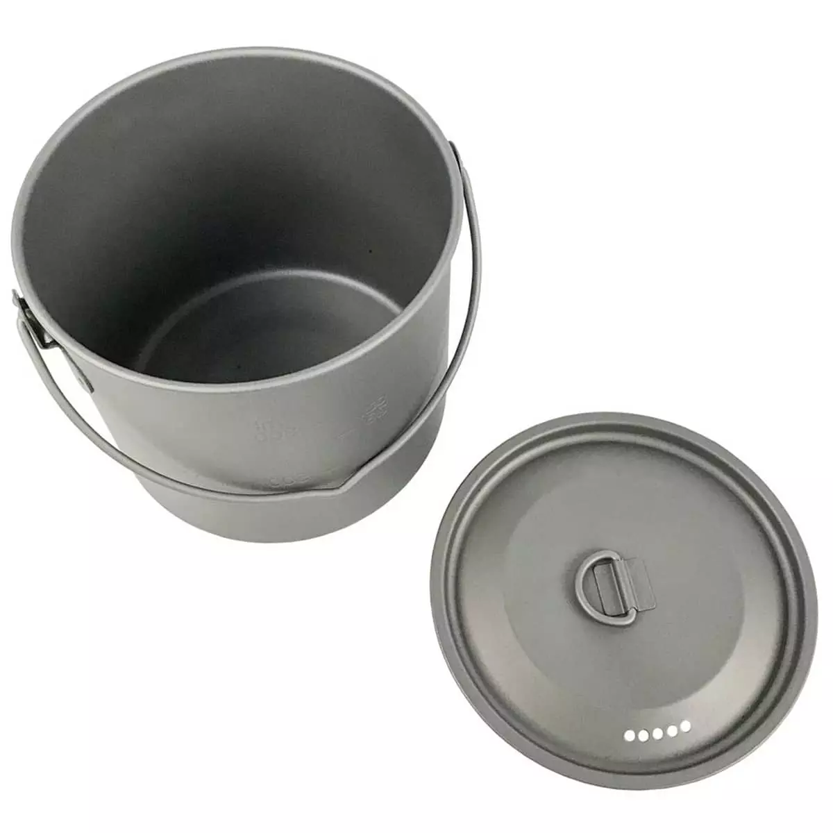 Pathfinder Titanium 1100mL Bush Pot - Image 4
