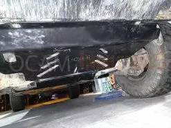 OCAM Aluminium Bash Plates For Nissan Navara D40 2005-12 4mm Red (430 X 460mm)