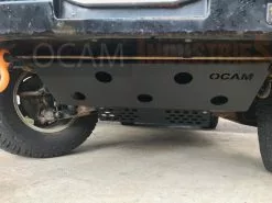 OCAM Aluminium Bash Plates For Mitsubishi Triton ML MN 2006-04/2015, 6mm-Black, #2