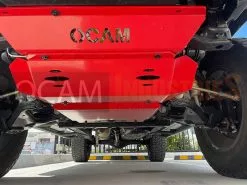 OCAM Aluminium Bash Plates For Toyota Hilux N80 SR SR5 2015-Current, 6mm, Black