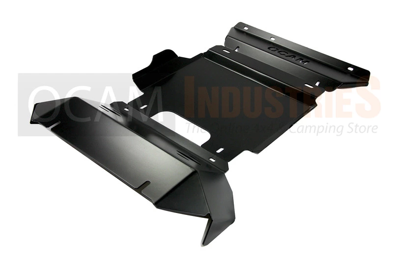 OCAM Aluminium Bash Plates For Toyota Hilux N80 SR SR5 2015-Current, 6mm, Black - Image 4