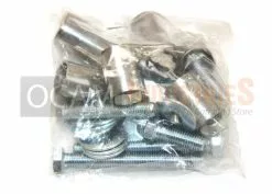 OCAM 3PC Aluminium Bash Plates For Toyota Hilux N70 2011-15 4mm, Red