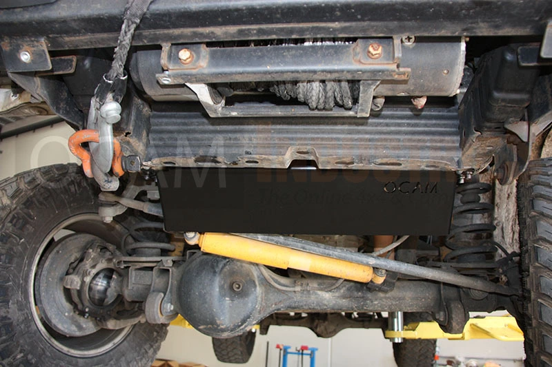 OCAM Aluminium Bash Plates For Nissan Patrol GQ GU - 6mm In Black - Image 4