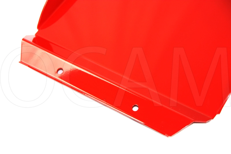OCAM Steel Bash Plates For Toyota Hilux 2001-2004 Diesel Only, 4mm - RED - Image 4