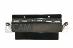 OCAM Steel Bash Plates For Toyota Landcruiser 76 78 79 Series Radiator & Transfer Covers, 4mm Black V8 Diesel