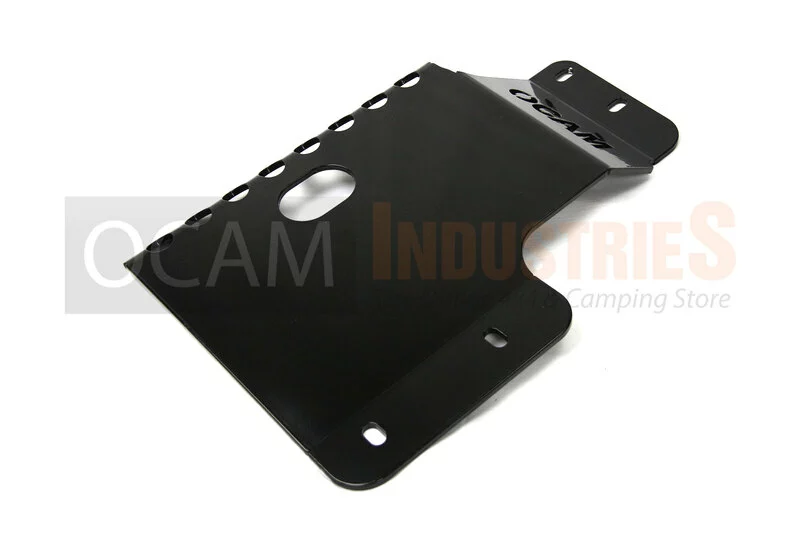 OCAM Steel Bash Plates For Toyota Landcruiser 76 78 79 Series Radiator & Transfer Covers, 4mm Black V8 Diesel - Image 6