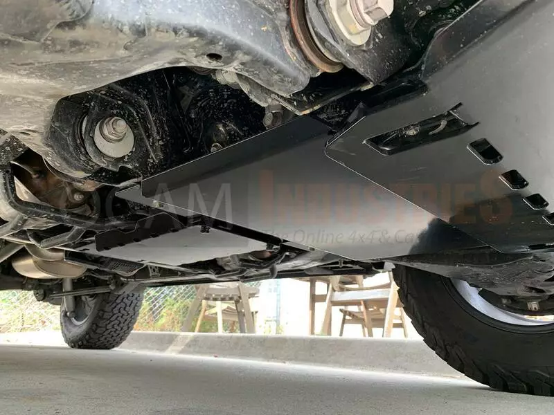 OCAM 1 Pce Steel Bash Plate For Toyota Landcruiser 200 Series, Transmission Cover 4mm Black - Image 2