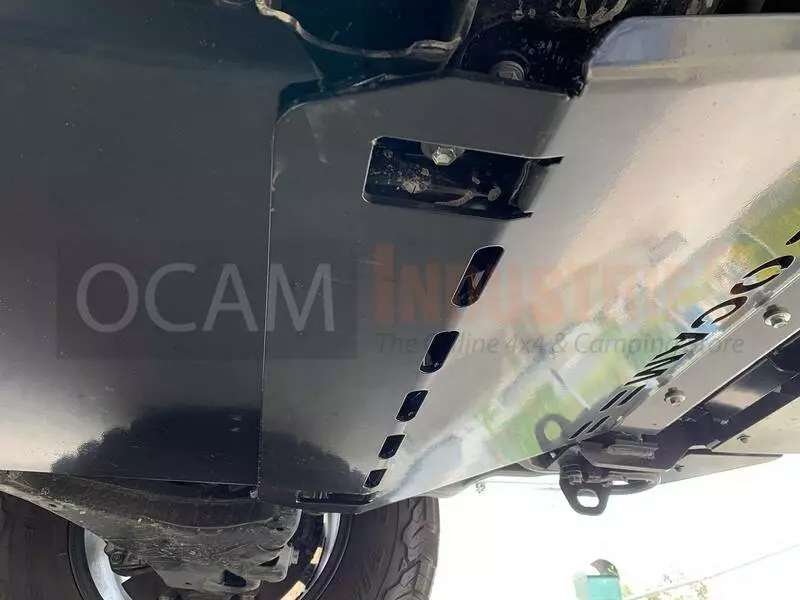 OCAM 2pce Steel Bash Plates For Isuzu D-MAX 07/2020+ 4mm Black - Image 3