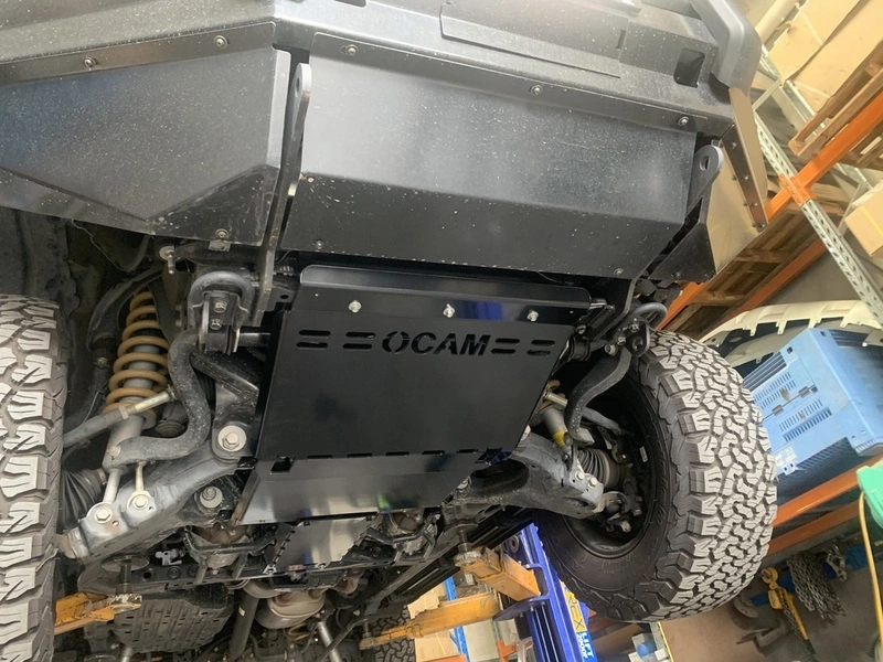 OCAM 2pce Steel Bash Plates For Isuzu D-MAX 07/2020+ 4mm Black - Image 6