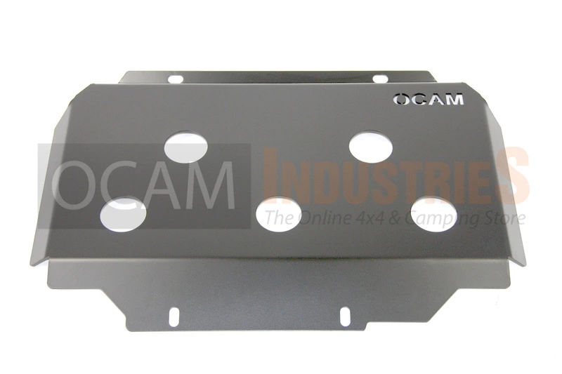 OCAM Steel Bash Plates For Mazda BT-50 11/2011-08/2020, 4mm Steel, Silver BT50 - Image 3