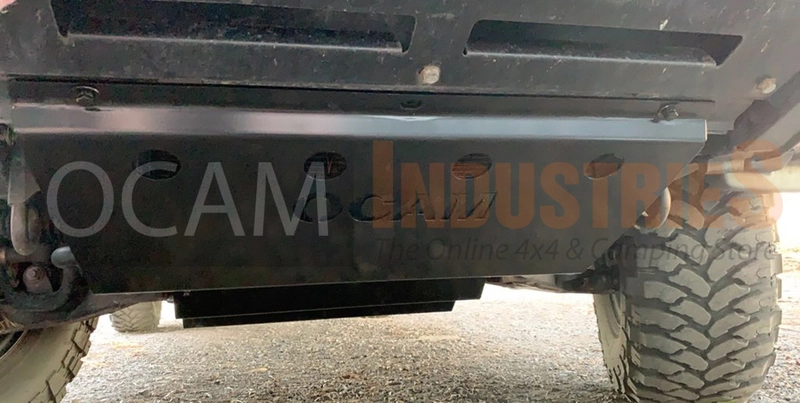 OCAM Steel Bash Plates For Mitsubishi Challenger PB PC 2009-15, Steel 4mm Black - Image 3