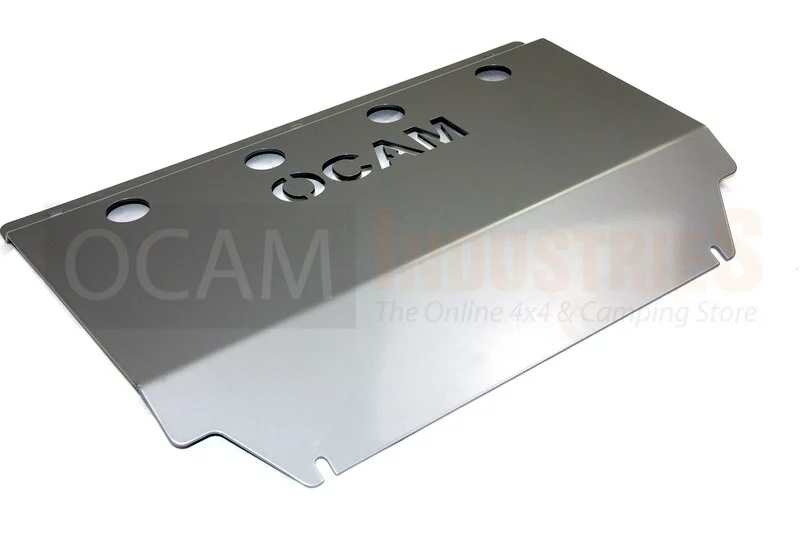 OCAM Steel Bash Plates For Mitsubishi Challenger PB PC 2009-15, Steel 4mm Silver - Image 2