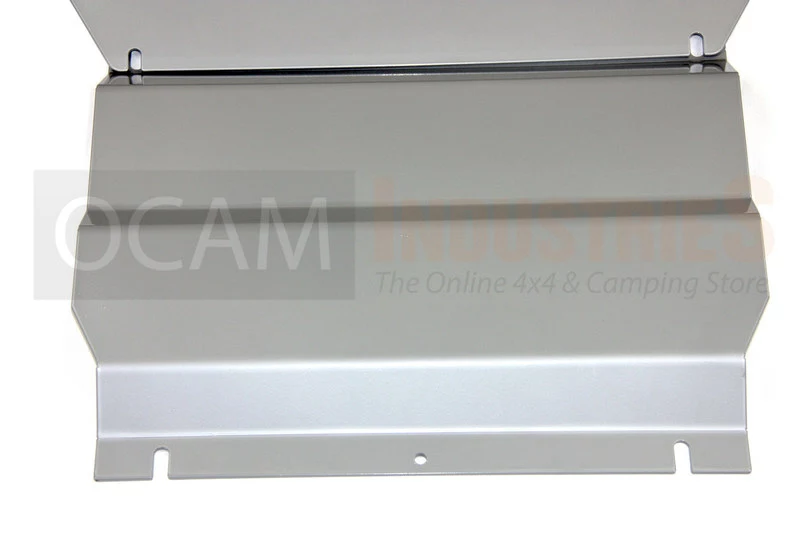 OCAM Steel Bash Plates For Mitsubishi Challenger PB PC 2009-15, Steel 4mm Silver - Image 3