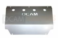 OCAM Steel Bash Plates For Mitsubishi Challenger PB PC 2009-15, Steel 4mm Silver
