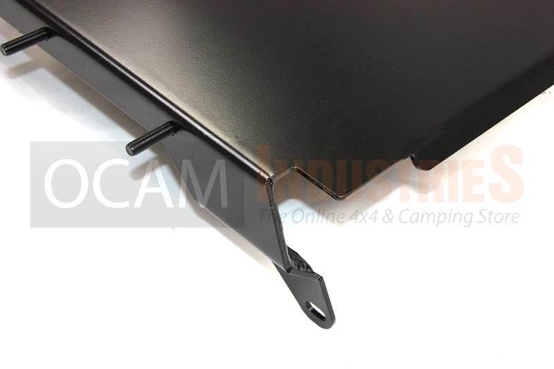 OCAM Steel Bash Plates For Nissan Navara D22 - 4mm Steel Black - Image 3