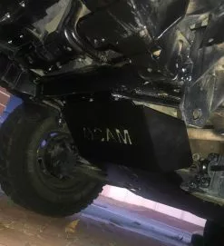 OCAM Steel Bash Plates For Nissan Navara D22 - 4mm Steel Red