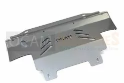 OCAM Steel Bash Plates For Nissan Navara D40 2005-12 4mm Silver (430 X 460mm)