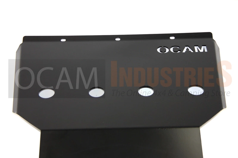 OCAM Steel Bash Plates For Toyota Landcruiser 100 Series - 4mm Steel Black