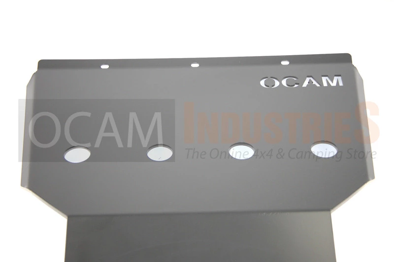 OCAM Steel Bash Plates For Toyota Land Cruiser 100 Series - 4mm Steel Silver