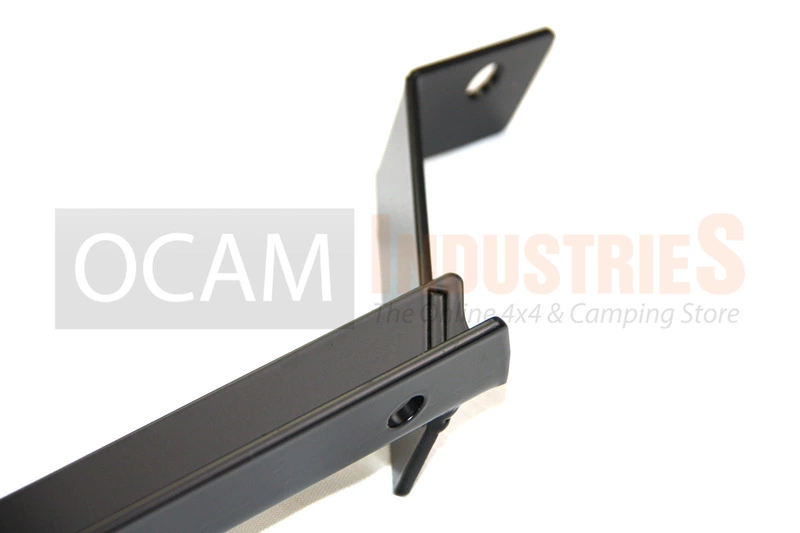 OCAM Steel Bash Plates For Toyota Landcruiser 80 Series -4mm Steel Black - Image 2