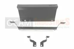 OCAM Steel Bash Plates For Toyota Land Cruiser 80 Series - 4mm Steel Silver