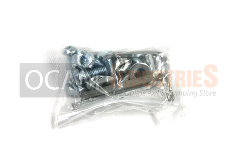 OCAM Steel Bash Plates For Toyota Land Cruiser 80 Series - 4mm Steel Silver - Image 4