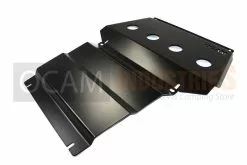 OCAM Steel Bash Plates For Mitsubishi Triton MQ MR 05/2015-2022, 4mm-RED 2nd Style