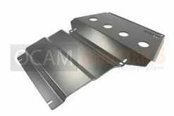 OCAM Steel Bash Plates For Mitsubishi Triton MQ MR 05/2015-2022, 4mm-Silver 2nd Style