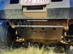 OCAM Steel Bash Plates For Mitsubishi Triton ML MN 2006-04/2015, Steel 4mm Black