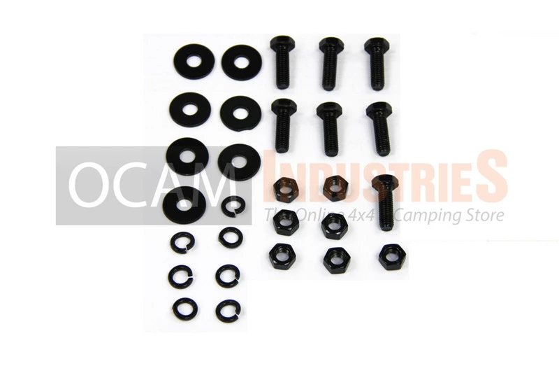 OCAM Steel Bash Plates For Mitsubishi Triton ML MN 2006-04/2015, Steel 4mm Red - Image 5