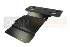 OCAM Steel Bash Plates For Nissan Navara NP300 07/2015-02/2021, 4mm BLACK
