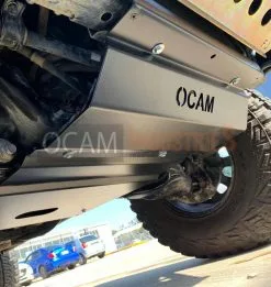 OCAM Steel Bash Plates For Toyota Prado 150 Series 2009-Current 4mm Black