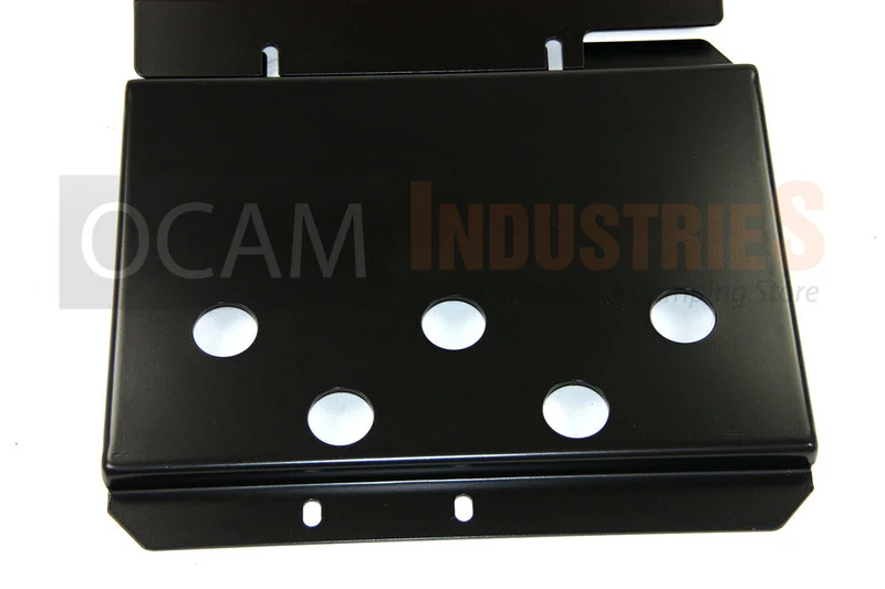 OCAM Steel Bash Plates For Ford Ranger PX PXMKII PXMKIII 2011-06/2022, 4mm Steel Black (2nd Style) - Image 2