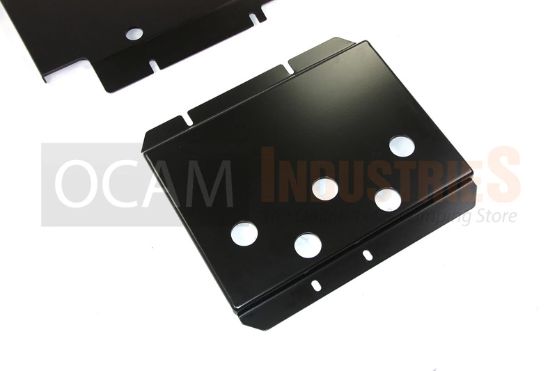 OCAM Steel Bash Plates For Ford Ranger PX PXMKII PXMKIII 2011-06/2022, 4mm Steel Black (2nd Style) - Image 4