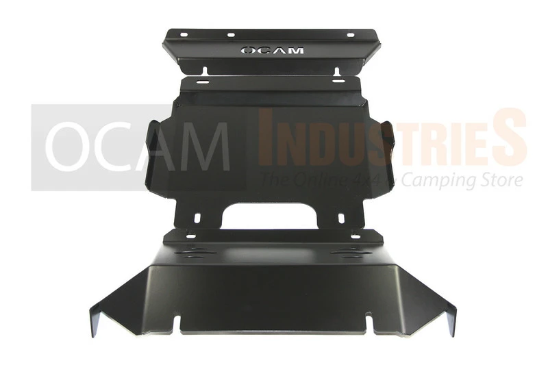 OCAM Steel Bash Plate For Toyota Hilux N80 SR SR5 2015-Current, 4mm, Black - Image 3