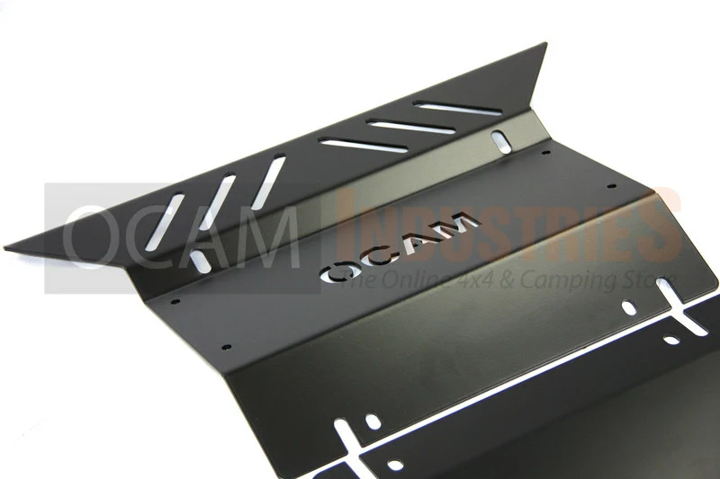 OCAM Steel Bash Plates For Toyota Hilux N70 SR SR5 2005-15 4mm, Black - Image 2