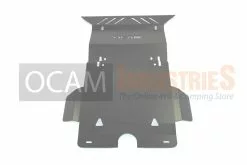 OCAM Steel Bash Plates For Toyota Hilux N70 2005-15 4mm, Silver 2 Piece