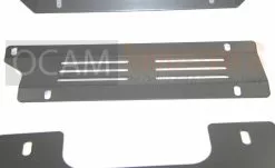 OCAM Steel Bash Plates For Toyota Hilux N70 2011-15 4mm, Silver 3 Piece