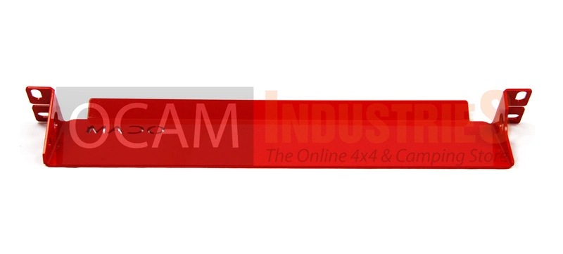 OCAM Steel Bash Plates For Nissan Patrol GQ GU - 4mm Steel In Red - Image 6